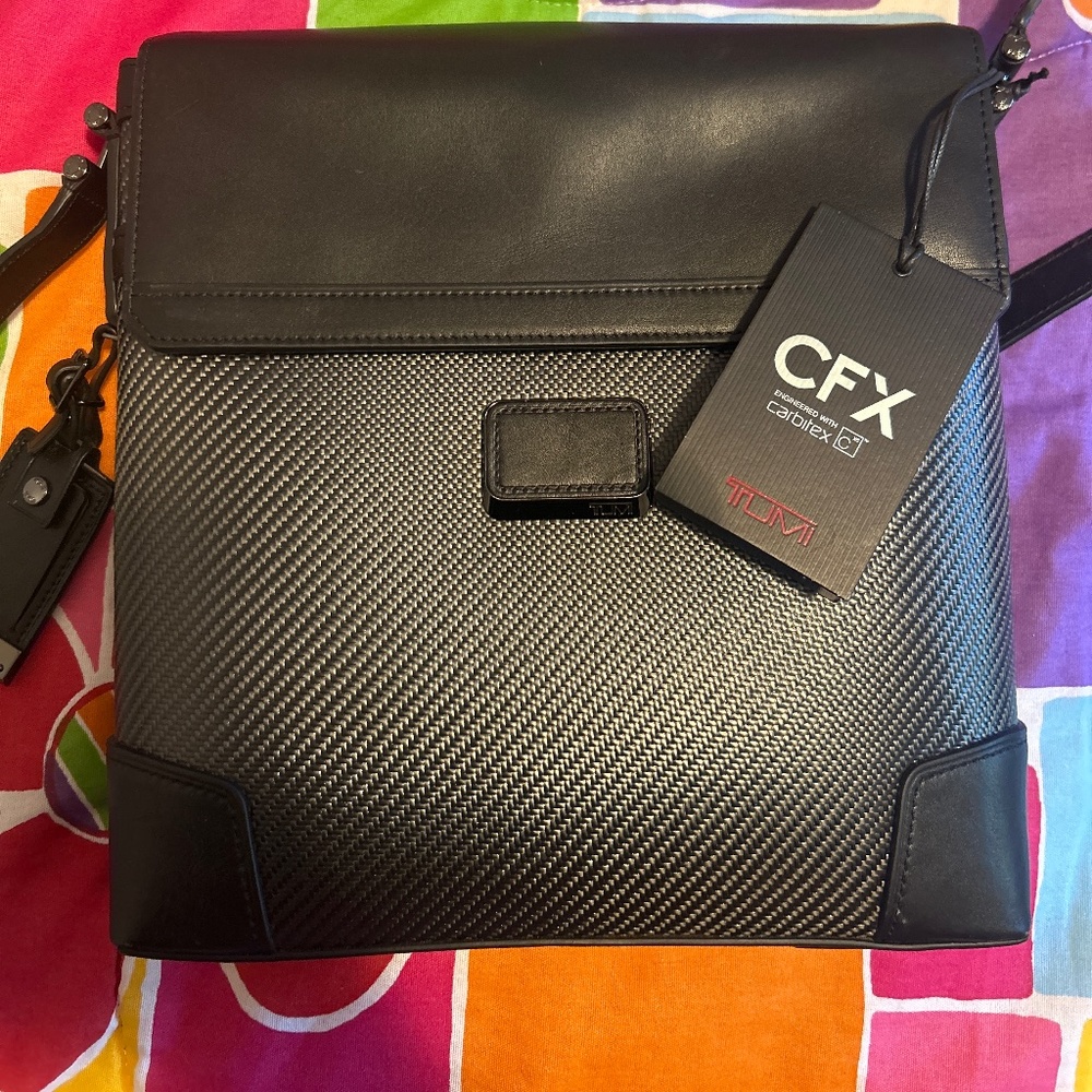 TUMI Carbon fiber messenger bag